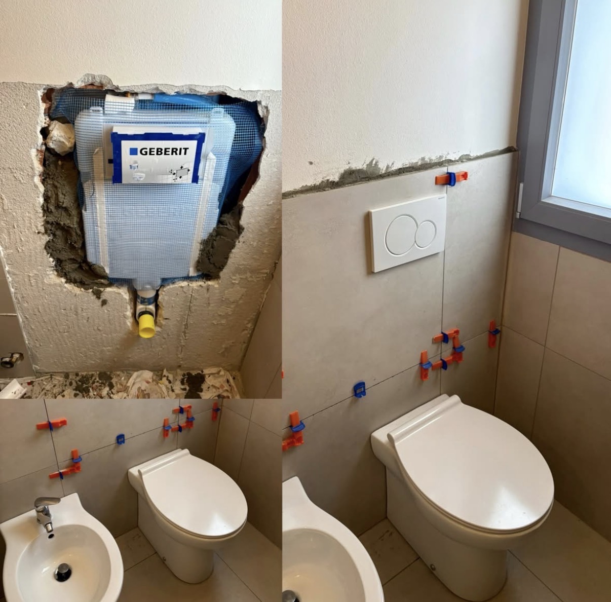 Sostituzione cassetta WC ad incasso Geberit